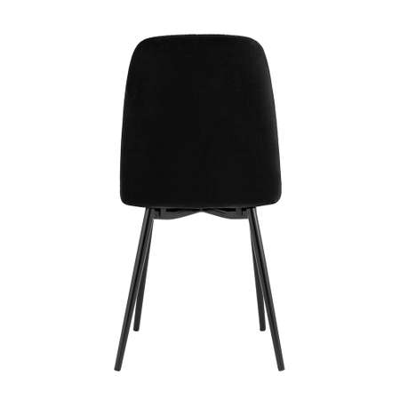 Комплект стульев Фабрикант 4 шт Easy велюр черный