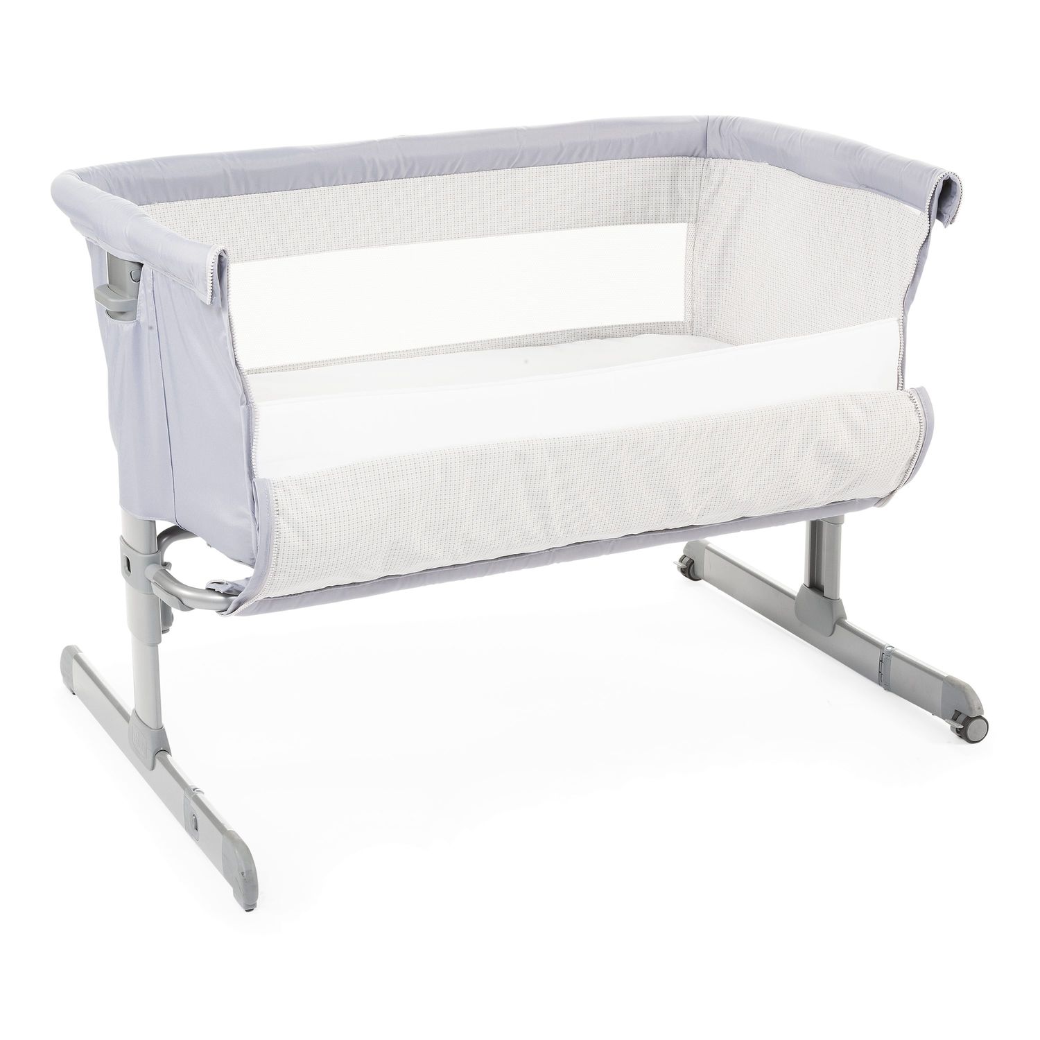 Кроватка Chicco Next2Me Standart Grey - фото 2