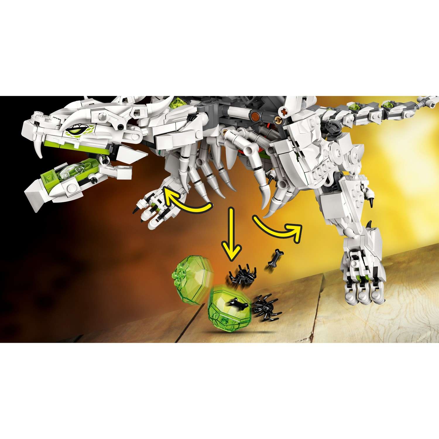 Конструктор LEGO Ninjago Дракон чародея-скелета 71721 - фото 14