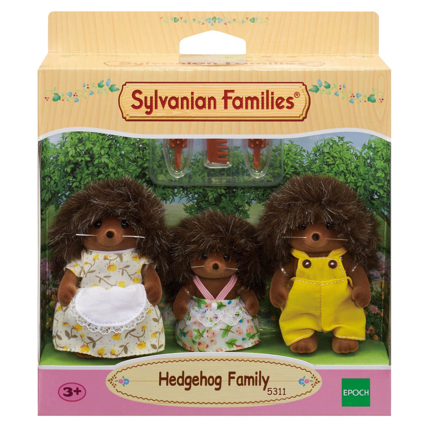 Набор Sylvanian Families Семья ежиков 3фигурки 5311 - фото 2