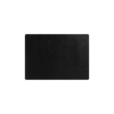 Салфетка сервировочная DeNASTIA Металлик 45x32 см экокожа черный E000580