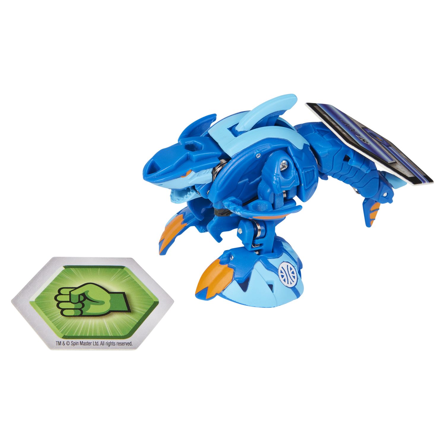 Фигурка-трансформер Bakugan S3 Ультра Monster Shark Blue 6061538/20132969 - фото 3