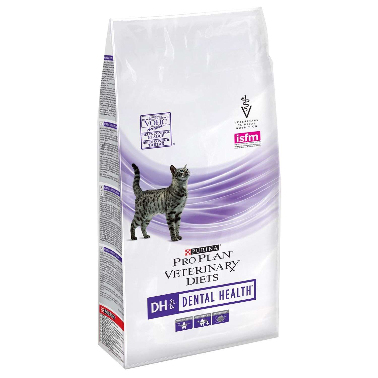 Корм для кошек Purina Pro Plan Veterinary diets DH для здоровья ротовой полости 1кг - фото 1