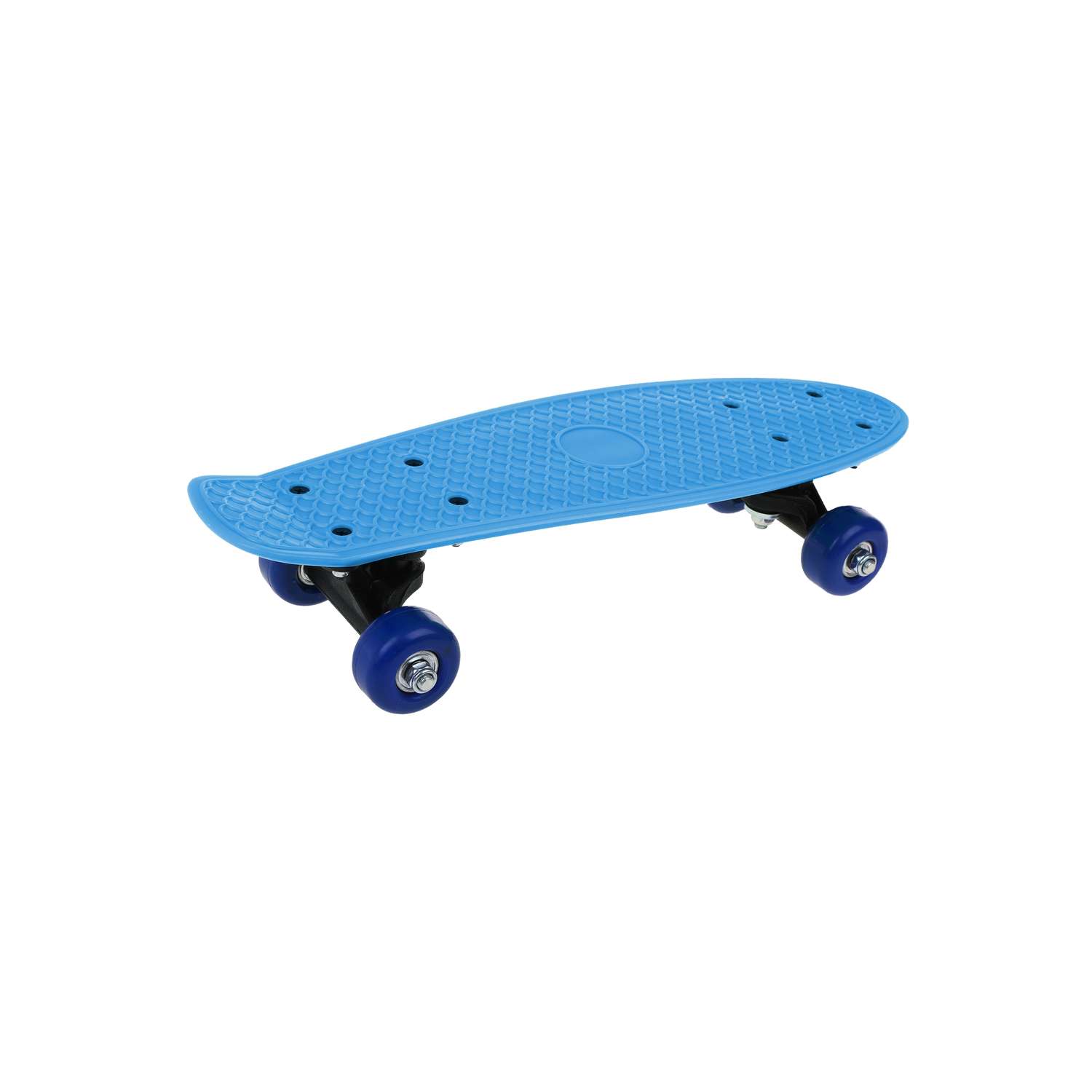 Скейтборд Наша Игрушка пенниборд 41х12 см колеса PVC крепления пластик голубой - фото 4