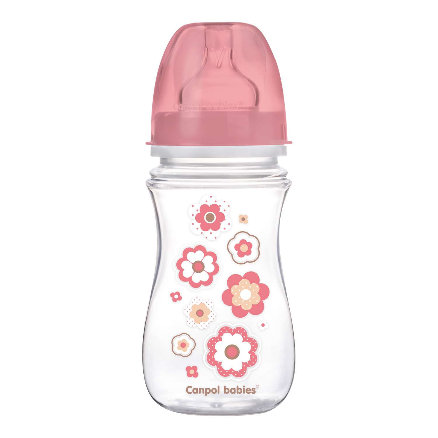 Бутылочка Canpol Babies Newborn baby 240мл Розовая 35/217_pin - фото 1