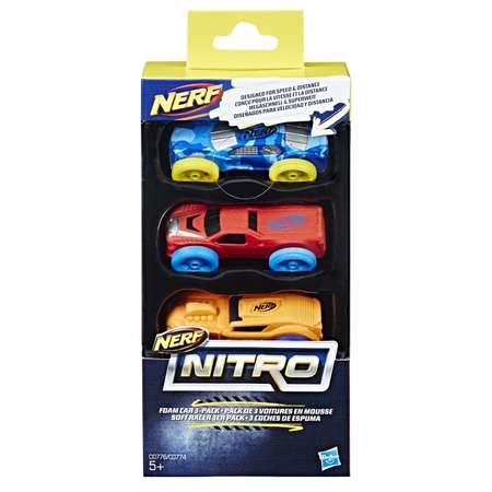 Набор Nerf Нитро 3 машинки Цвет 1