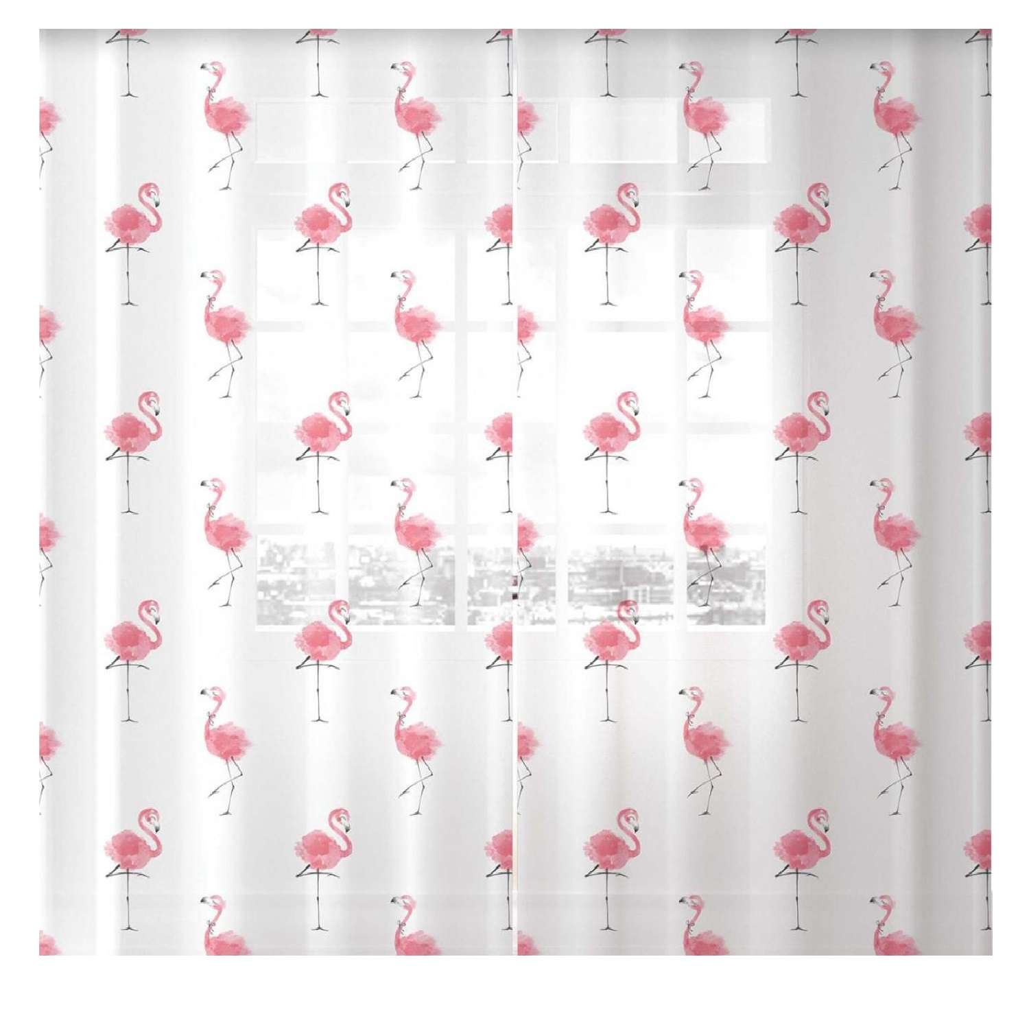 Комплект тюлей Этель Happy flamingo - фото 1