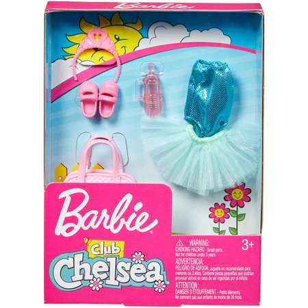 Набор аксессуаров и одежды Barbie Клуб Челси 3 FXN72