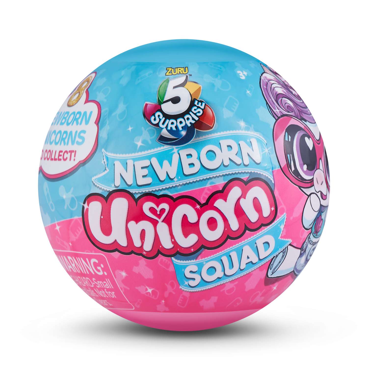 Игрушка Zuru 5 surprise Newborn unicorn Шар-сюрприз в непрозрачной упаковке (Сюрприз) 77112GQ2 - фото 22