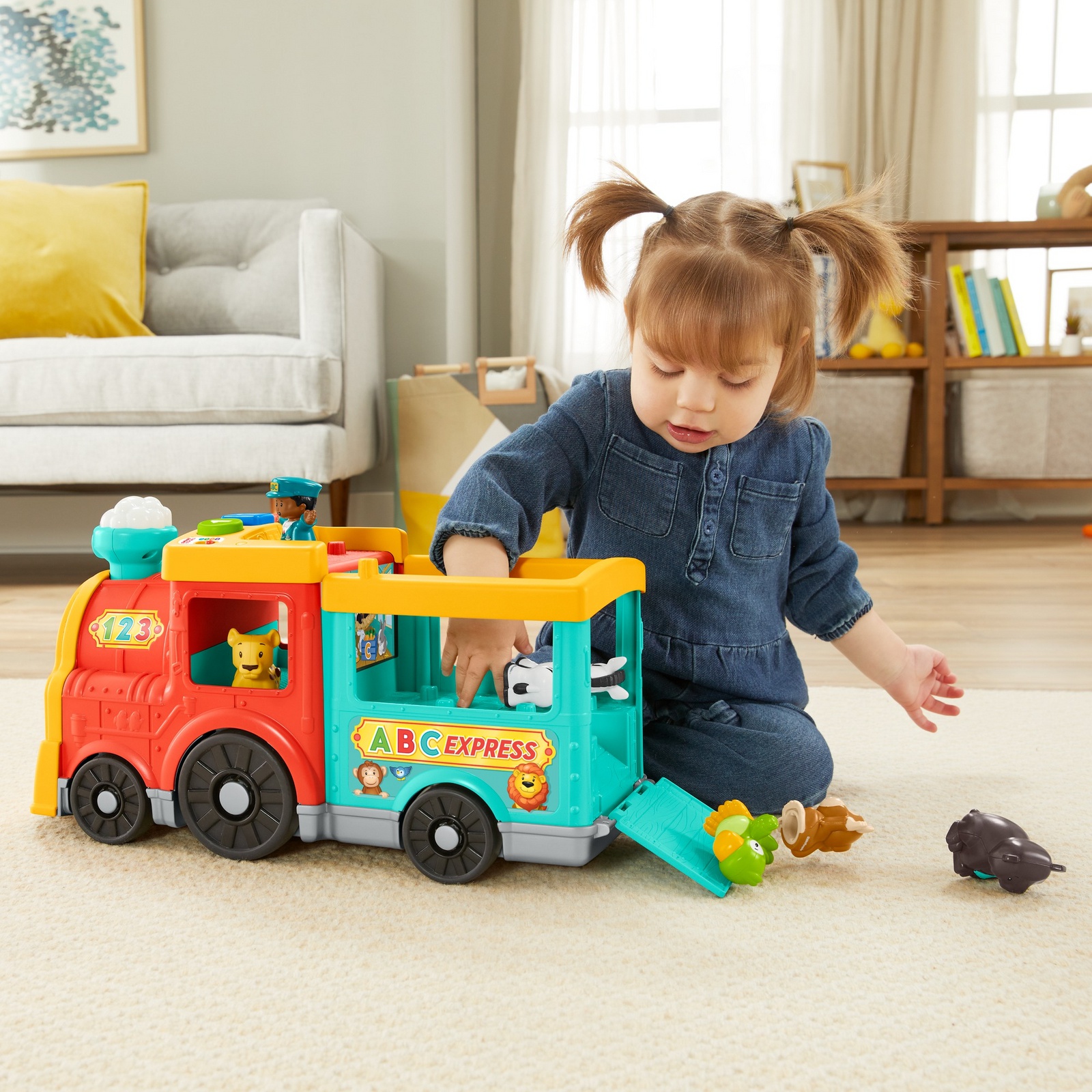 Игрушка Fisher Price Little People АБВ-экспресс с животными HHH21 - фото 20