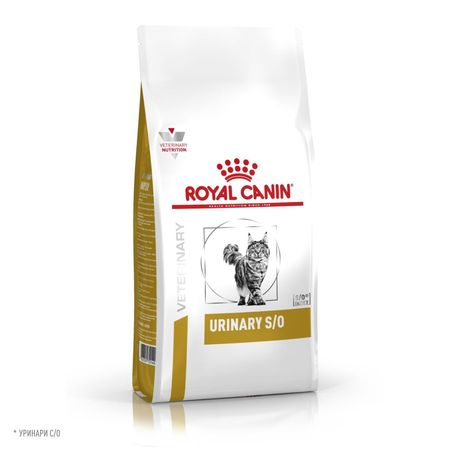 Корм для кошек ROYAL CANIN Veterinary Diet Urinary S/O LP34 Лечение и профилактика МКБ 1.5кг