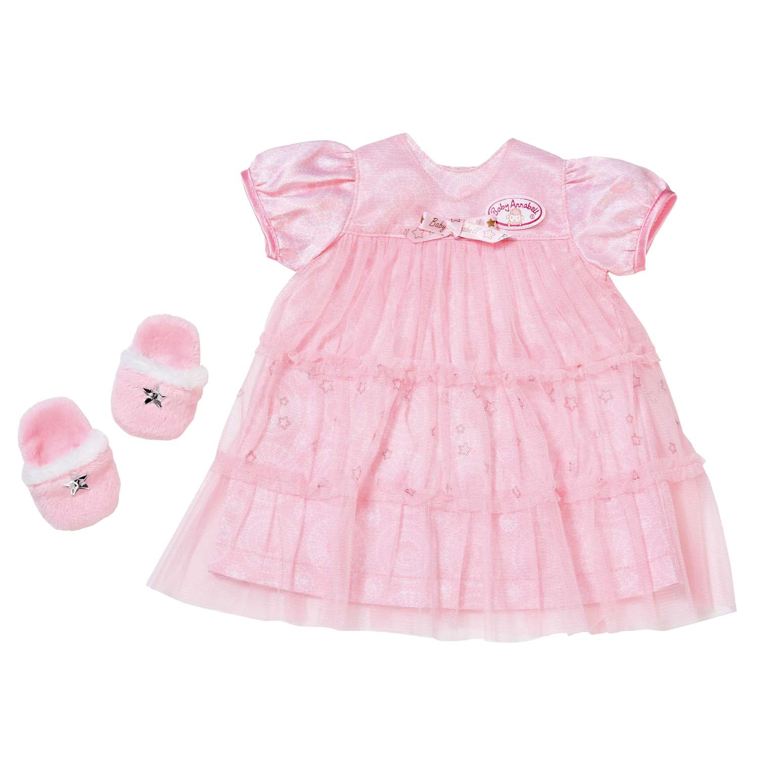 Одежда для кукол Zapf Creation Baby Annabell Спокойной ночи Платье и тапочки 700-112 700-112 - фото 1