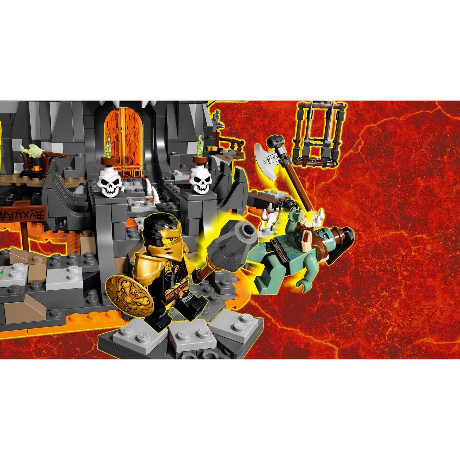 Конструктор LEGO Ninjago Подземелье колдуна-скелета 71722 - фото 14