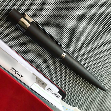 Ручка шариковая и карандаш Bruno Visconti Автоматическая VERONA цвет корпуса черный 1 мм синий в черном футляре