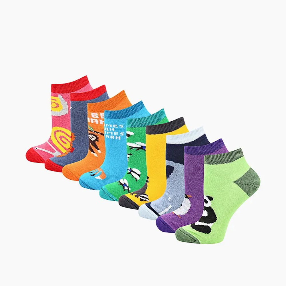 Носки 9 пар Big Bang Socks box9a112/животные - фото 1