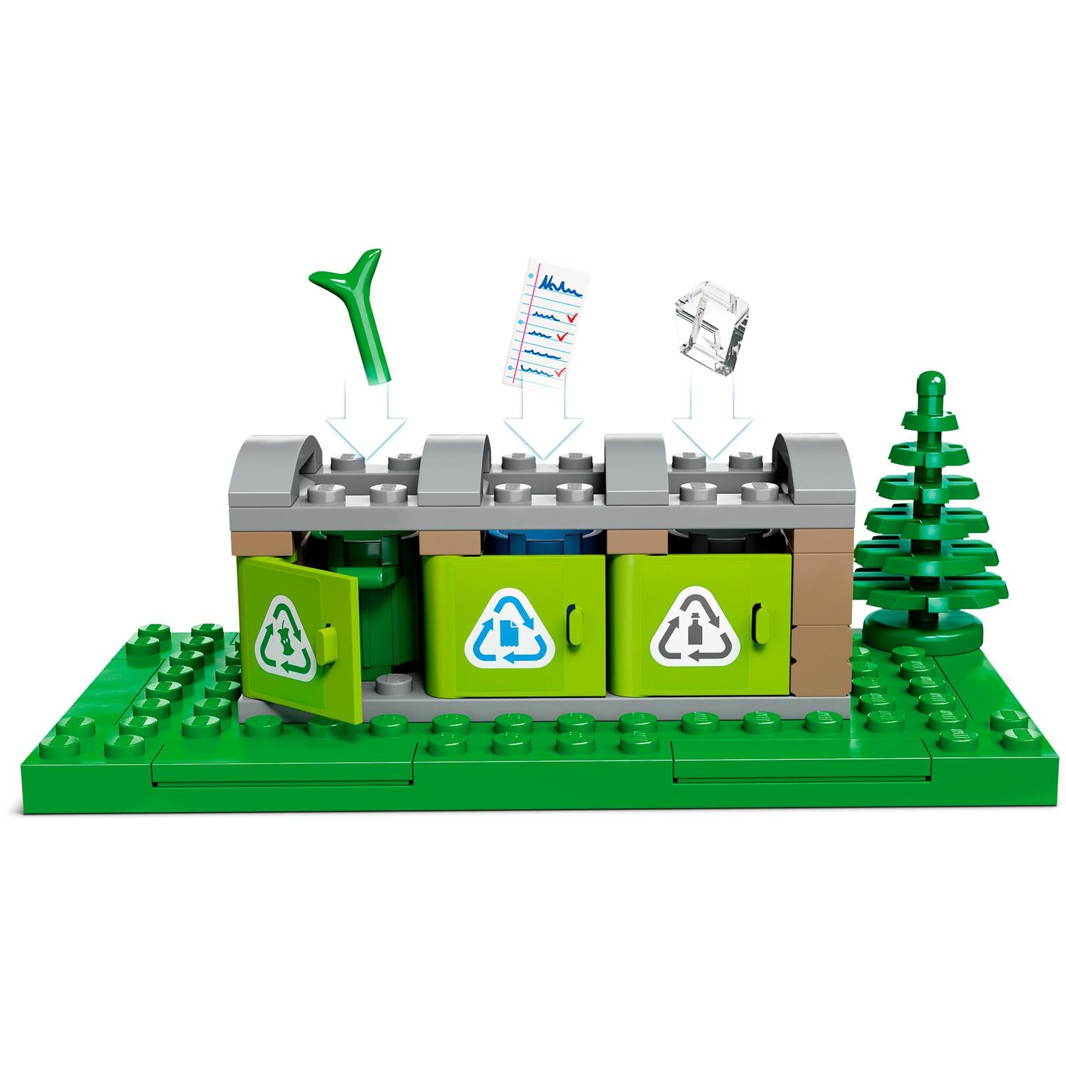 Конструктор LEGO City Грузовик для переработки отходов 60386 - фото 8