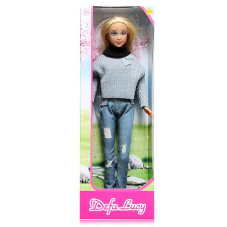 Кукла Defa Lucy Зимняя красавица 29 см серый