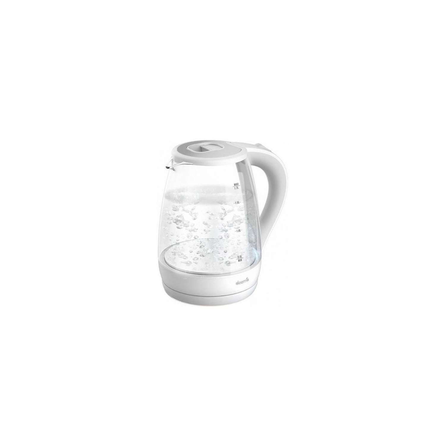 Чайник Sima-Land электрический DEERMA DEM-SH30W стекло 1.7 л 2200 Вт белый - фото 2