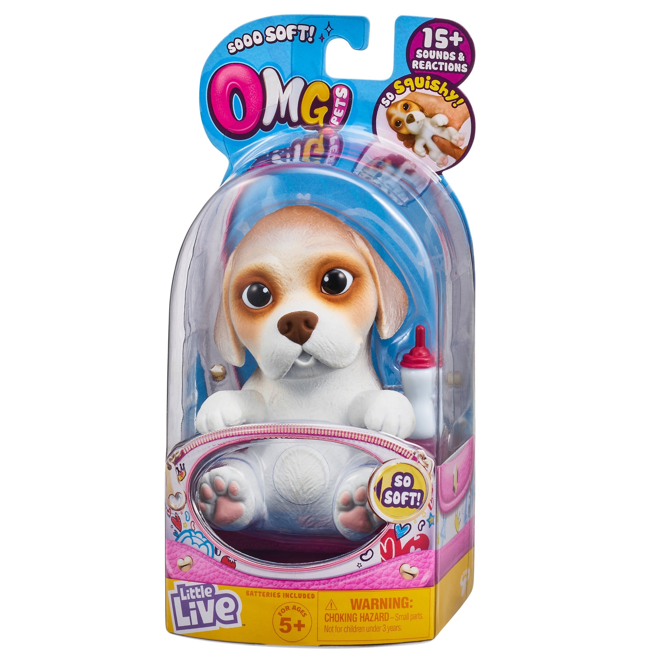 Игрушка Little Live Pets Cквиши-щенок Бигль 28918 купить по цене 999 ₽ в  интернет-магазине Детский мир