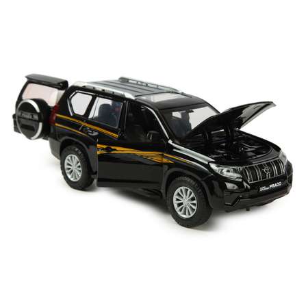 Машинка Mobicaro 1:24 Toyota Land Cruiser Prado Черная 68270A