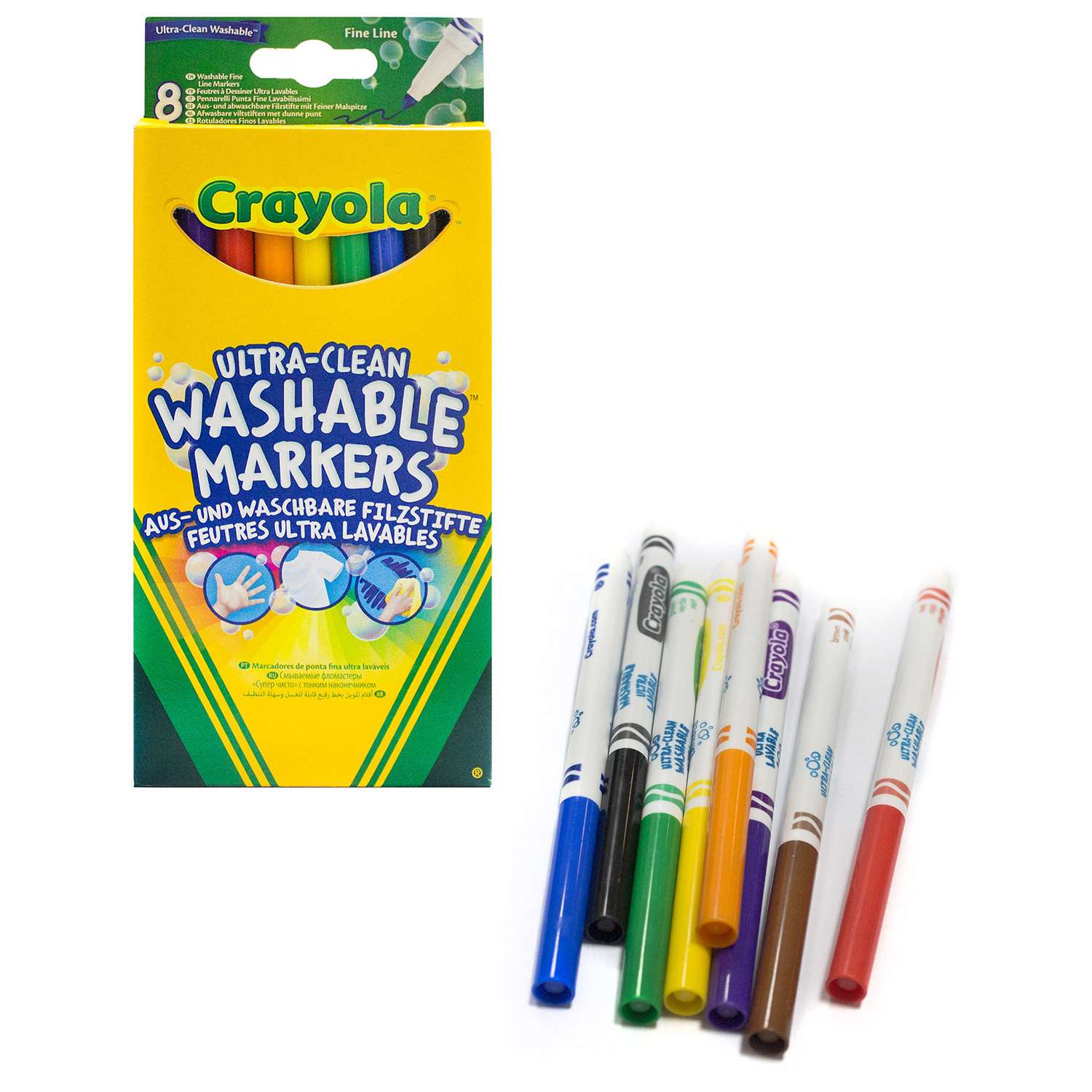 Crayola I Lavabilissimi 8 Rotuladores