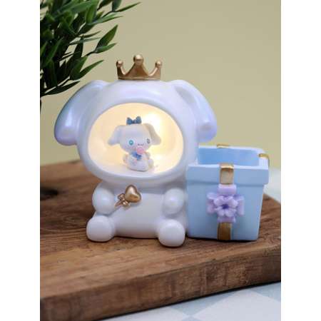 Ночник-подставка iLikeGift для канцелярских принадлежностей Bunny princess blue