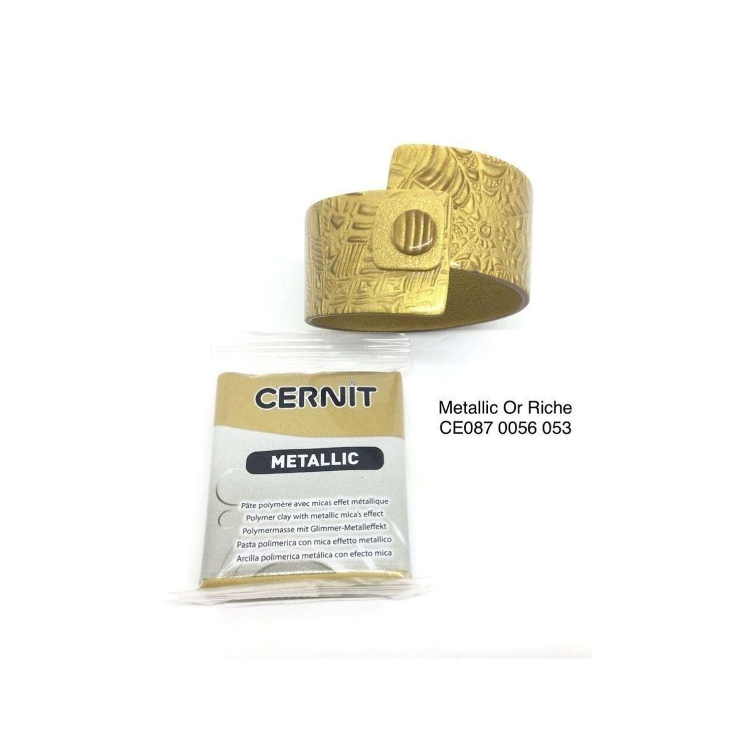 Полимерная глина Cernit пластика запекаемая Цернит metallic 56 гр CE0870060 - фото 10