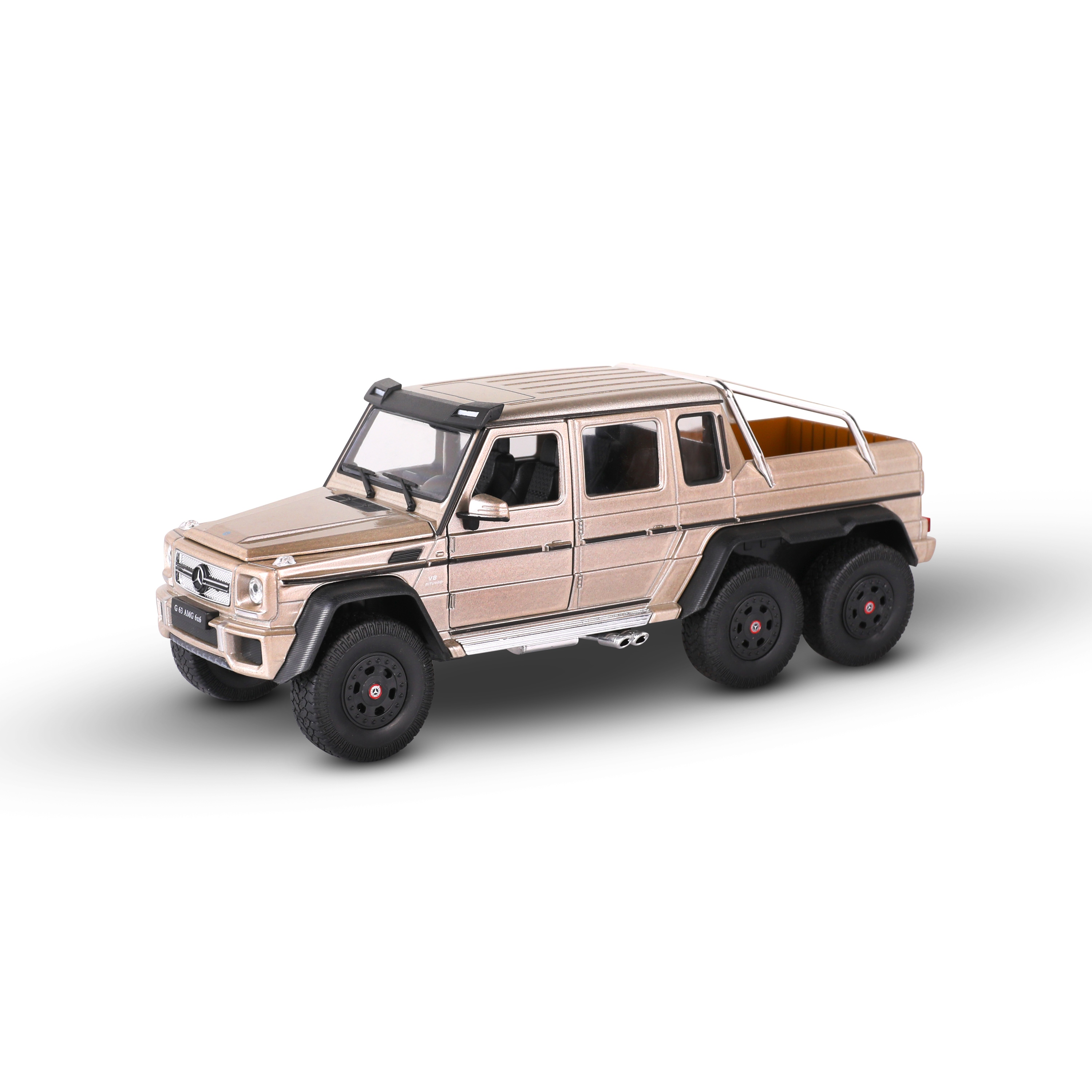 Машина Welly 1:24 Mercedes-Benz G63AMG 6х6 Бежевый 24061W купить по цене  2999 ₽ в интернет-магазине Детский мир