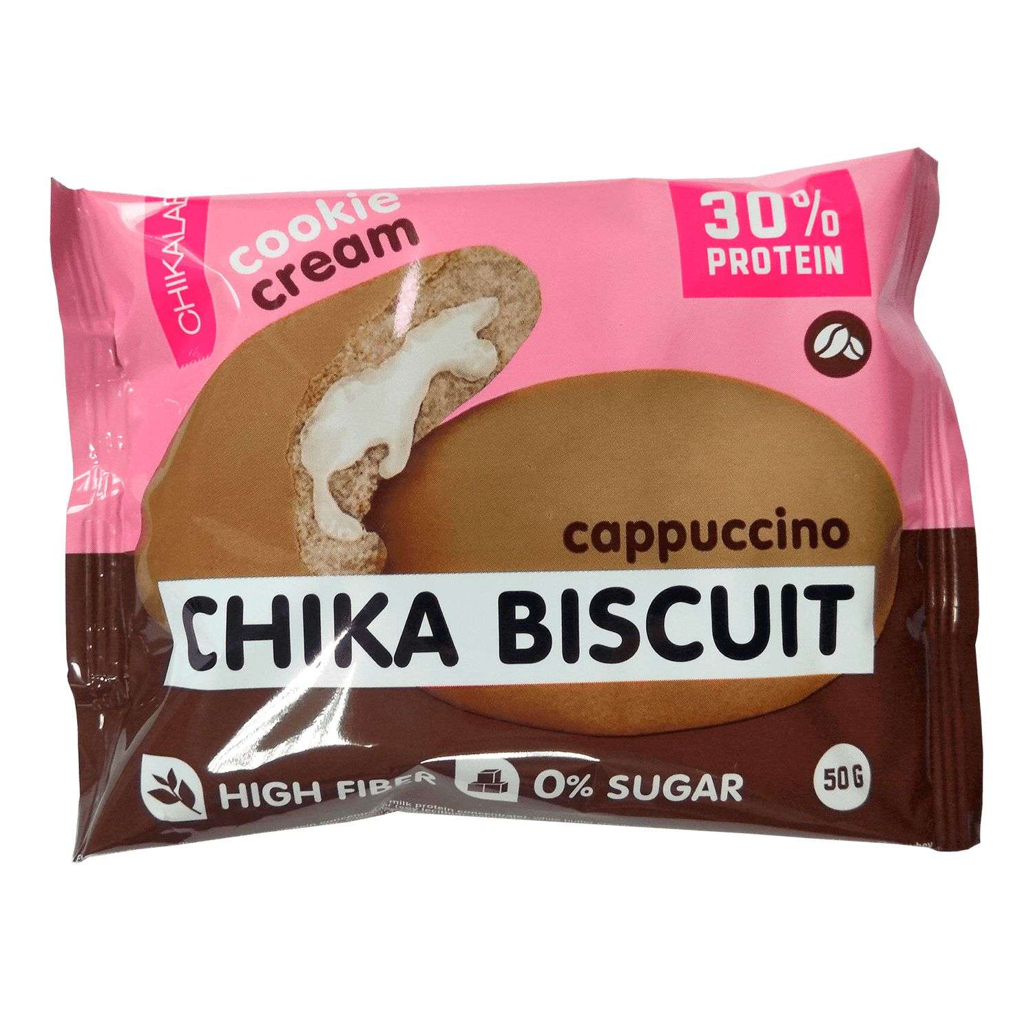 Печенье Chikalab протеиновое бисквит капучино 50г - фото 1