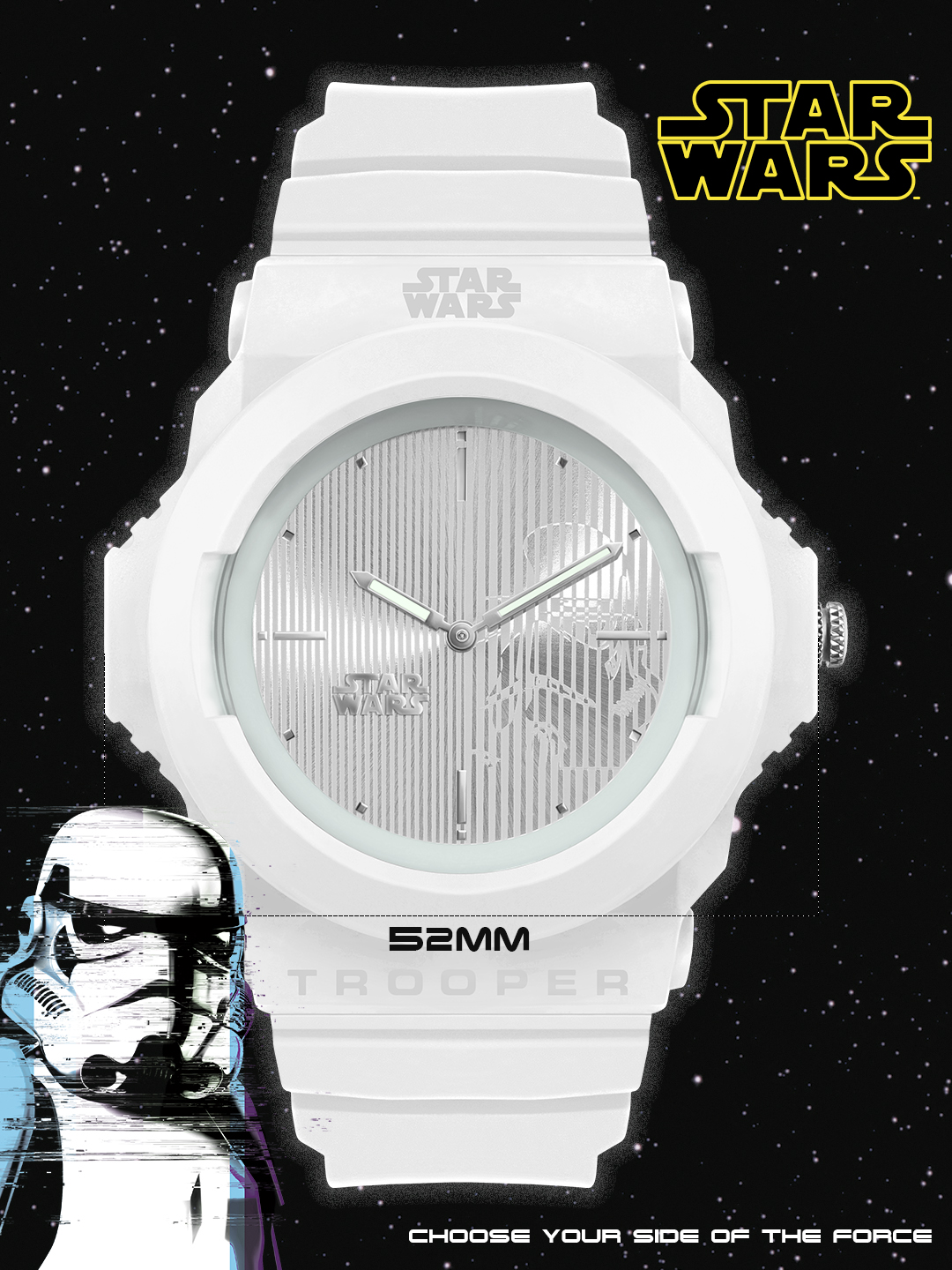 Кварцевые наручные часы Нестеров Star Wars со штурмовиком SW60203ST - фото 1