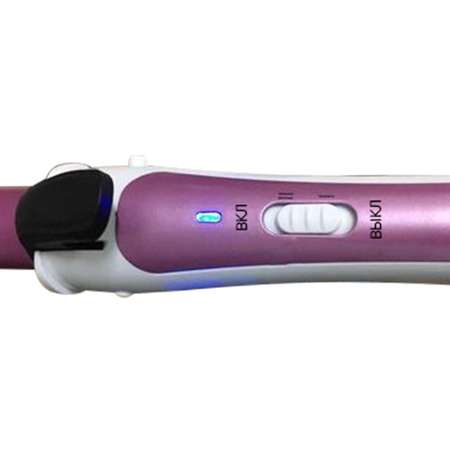 Стайлер для завивки волос Delta DL-0636 белый с розовым d 25мм 30 Вт