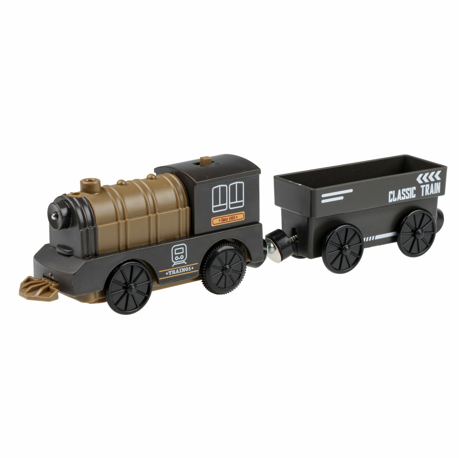 Игровой набор 1TOY InterCity Diesel Железная дорога Полигон 76 деталей Т24163 - фото 4