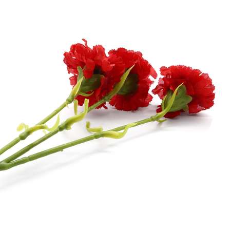 Цветок искусственный Astra Craft Гвоздика 60 см цвет красный