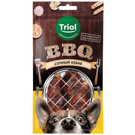 Лакомство для собак Triol 100г BBQ Сочный кебаб