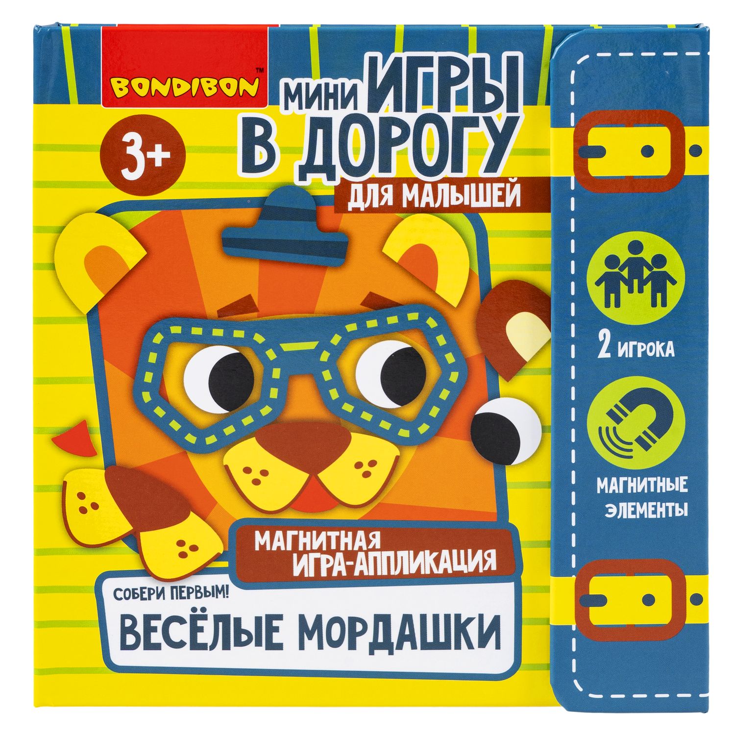 Игра-аппликация Bondibon Веселые мордашки магнитная ВВ5724 купить по цене  899 ₽ в интернет-магазине Детский мир