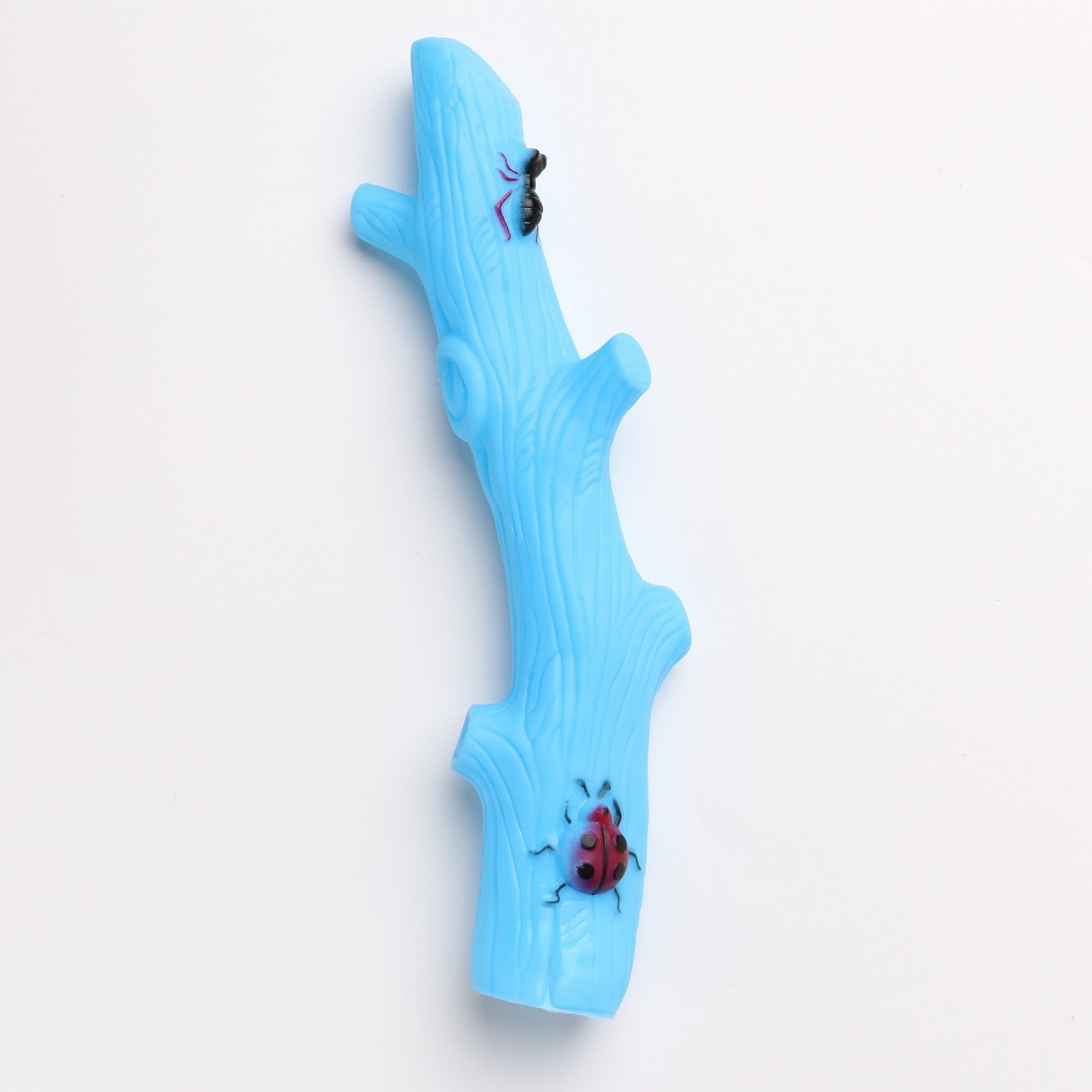 Игрушка Пижон пищащая «Веточка» 24 см голубая - фото 2