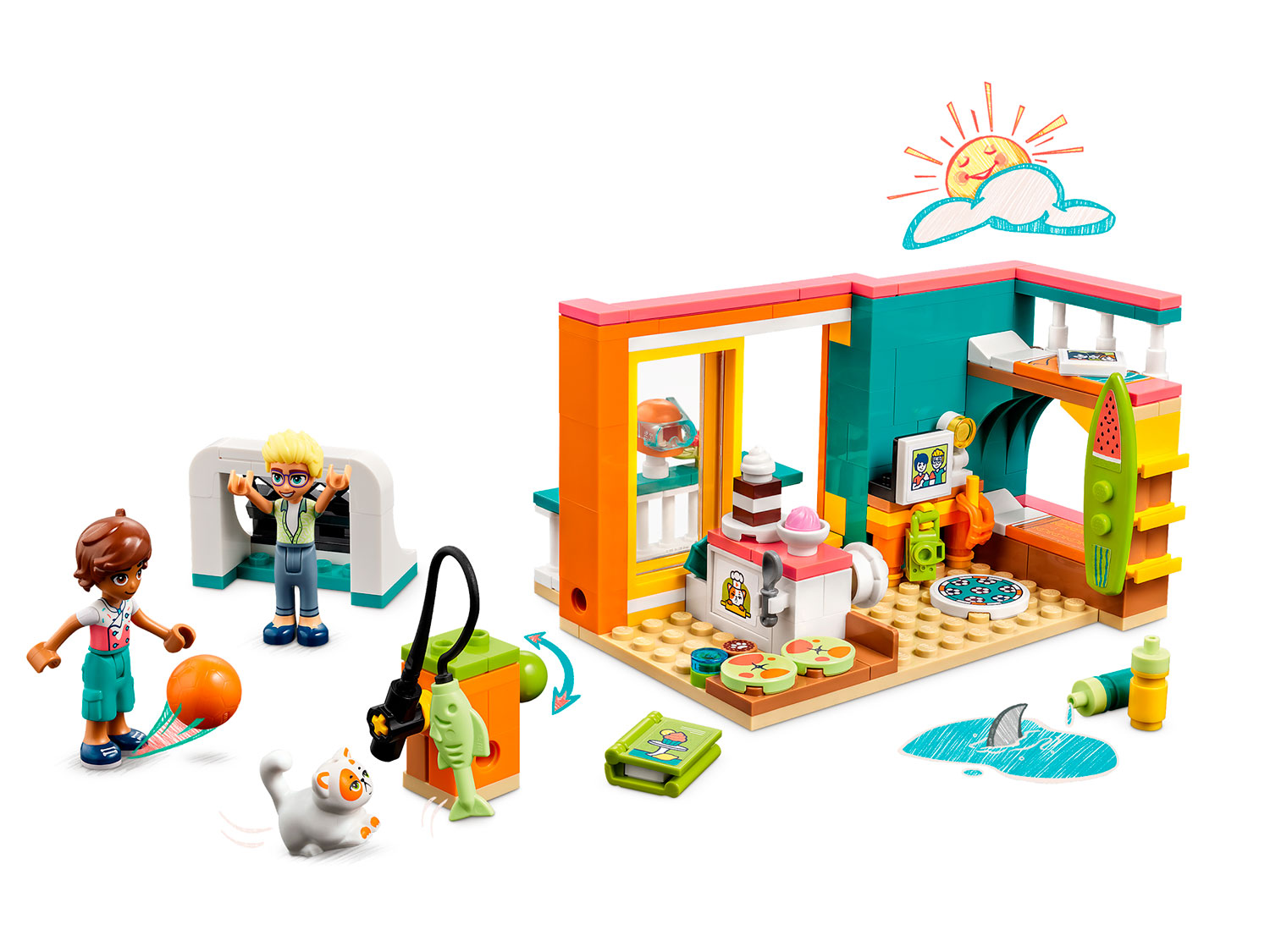 Конструктор LEGO Friends Комната Лео (41754)