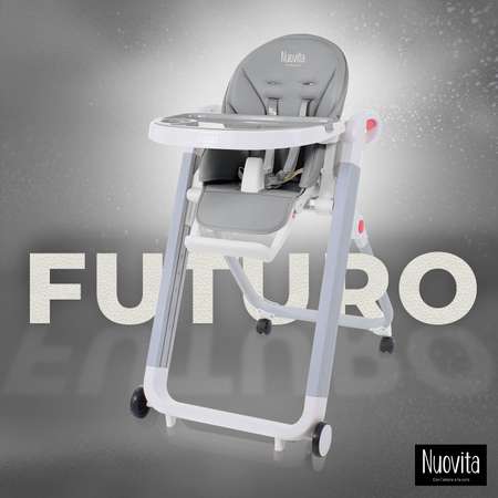 Стульчик для кормления Nuovita Futuro Bianco Grigio