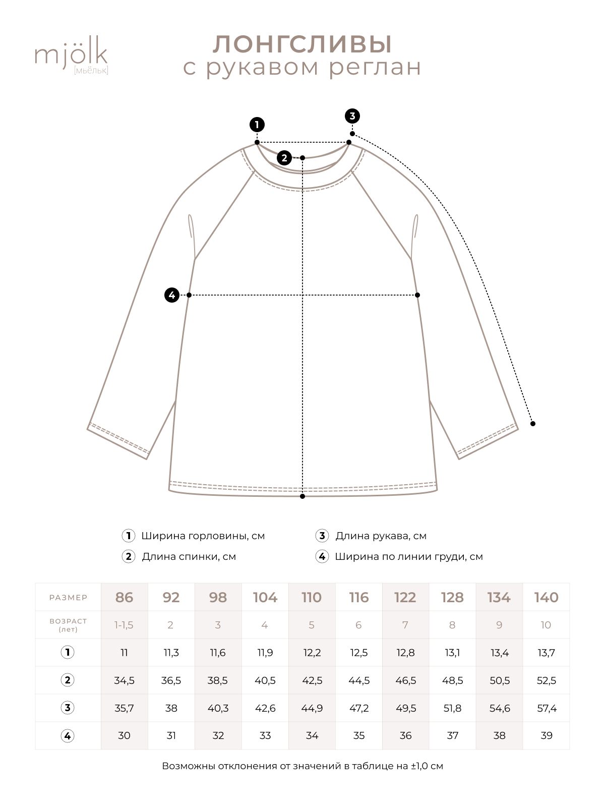 Лонгслив Mjolk 898670 - фото 3