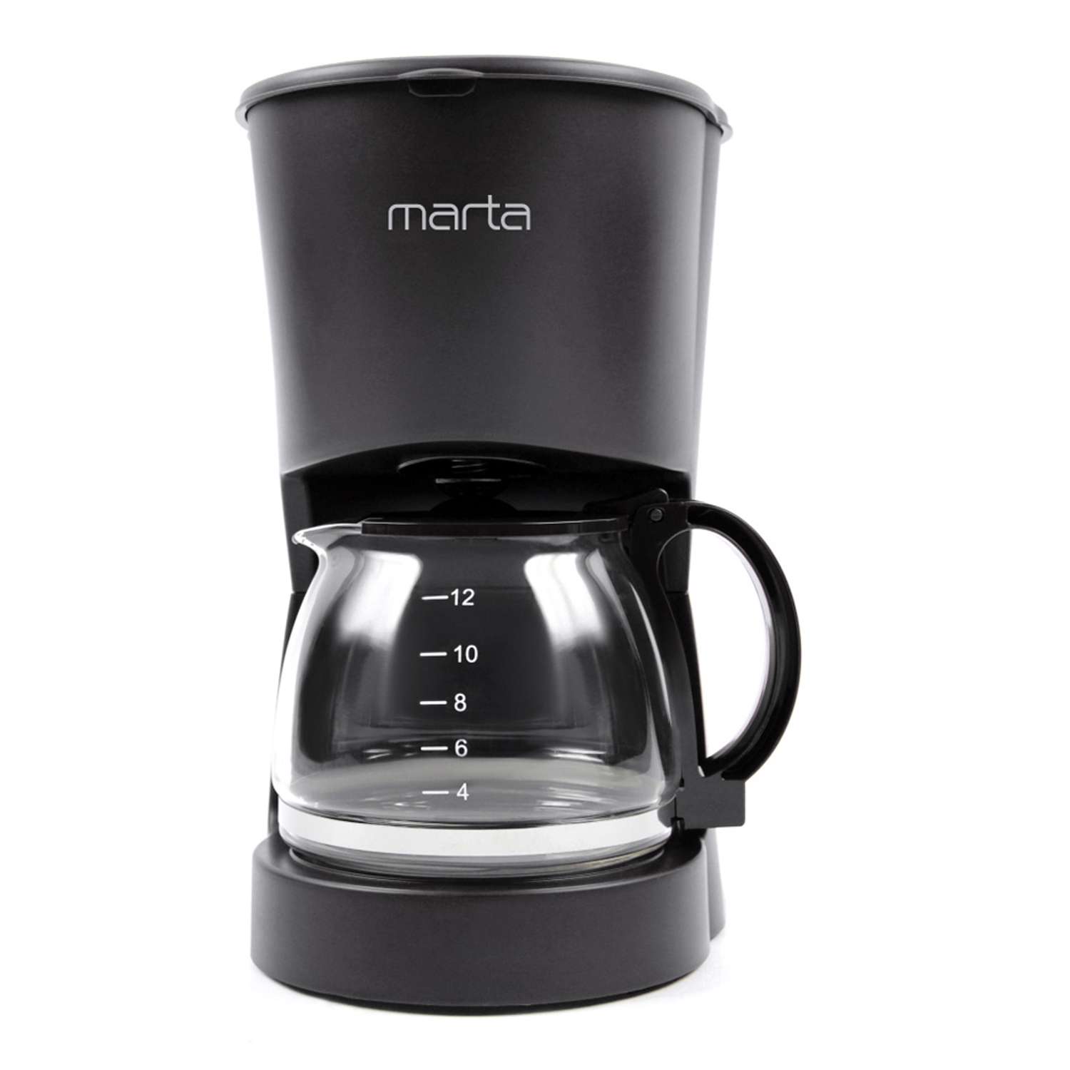 Кофеварка MARTA MT-2118 черный жемчуг - фото 4