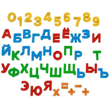 Набор Полесье Первые уроки 48 элементов магнитных 70289