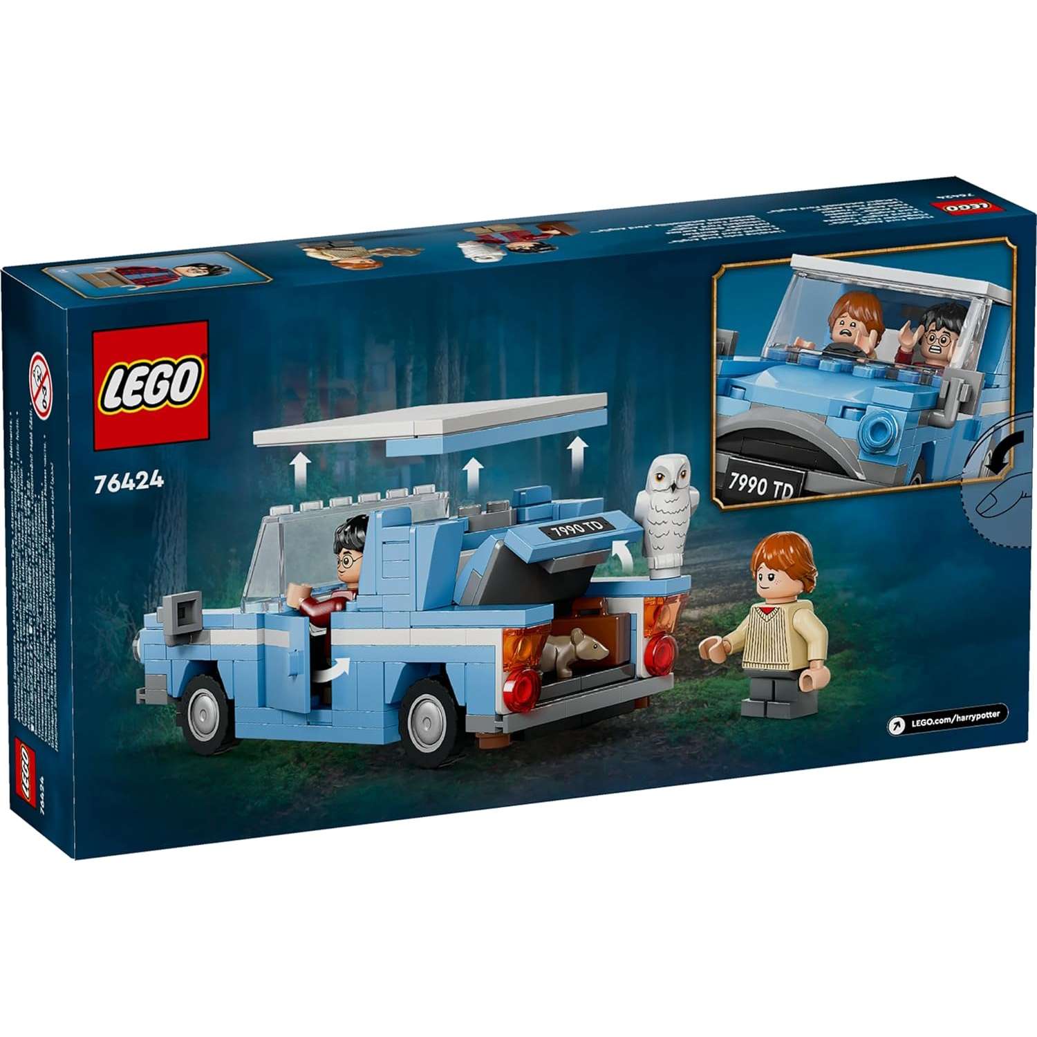 Конструктор LEGO Harry Potter Летающий Автомобиль Форд Англия 76424 - фото 5