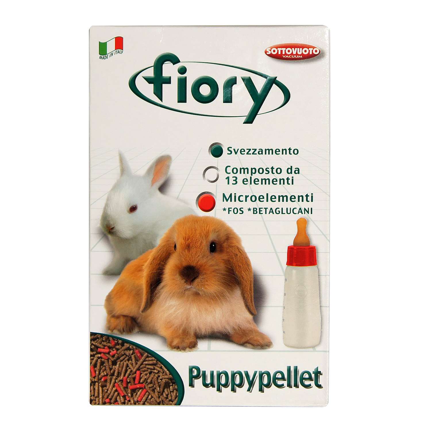 Корм для крольчат Fiory Puppypellet гранулированный 850г - фото 1