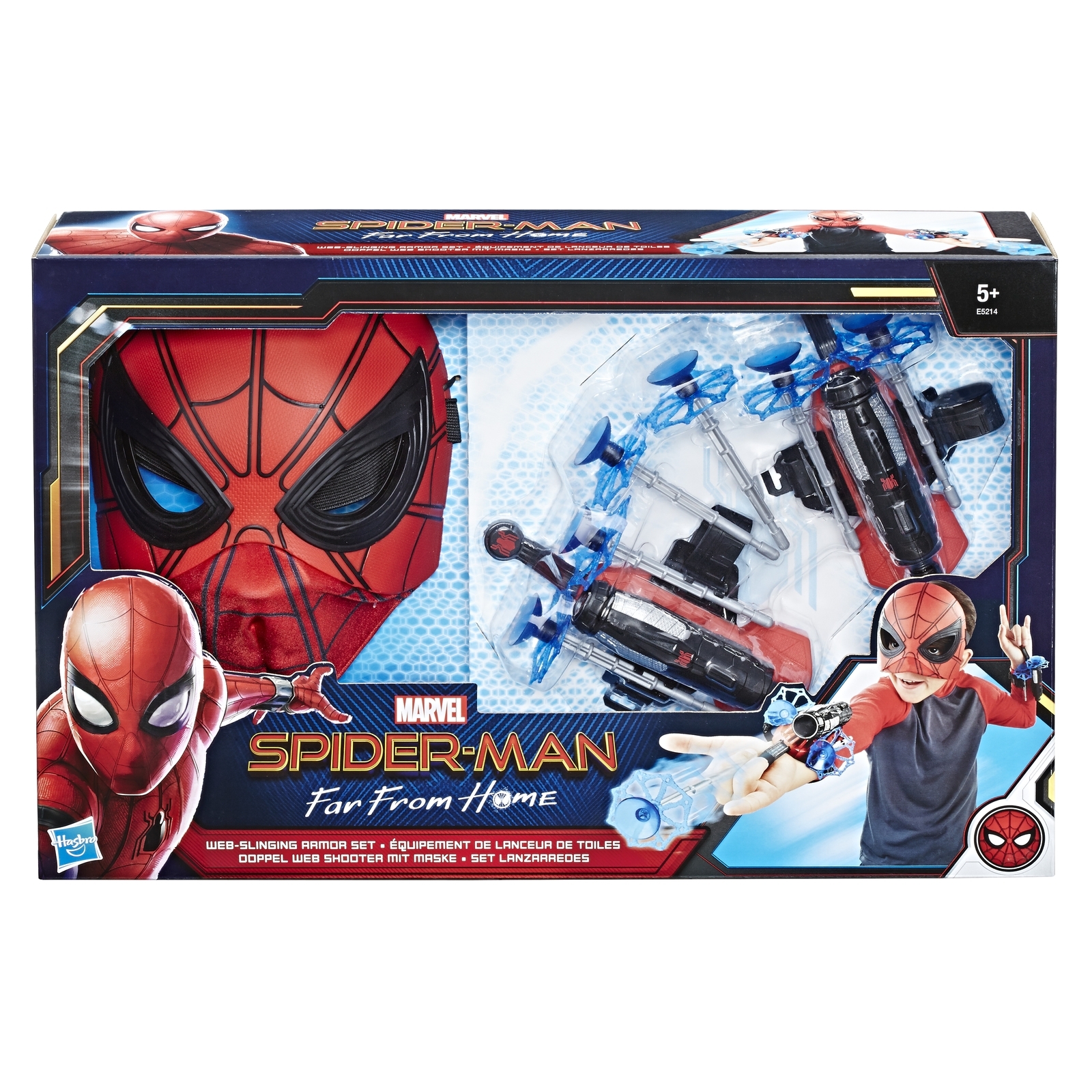 Набор игровой Человек-Паук (Spider-man) (SM) Человек-паук бластер+маска  E5214EU4 купить по цене 99 ₽ в интернет-магазине Детский мир