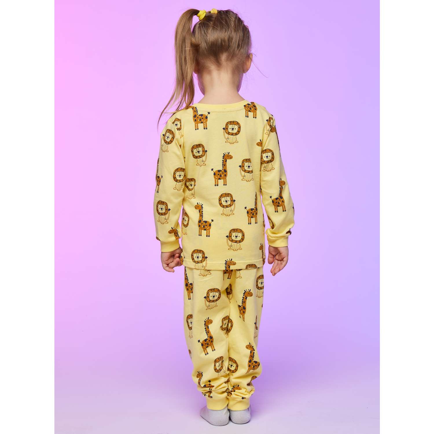 Пижама ISSHOP пижама со штанами желтая - фото 4