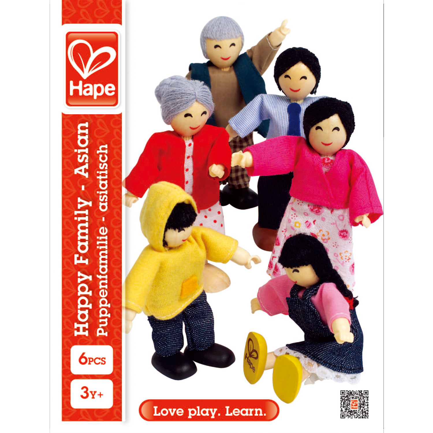 Набор мини-кукол Hape Счастливая азиатская семья E3502_HP E3502_HP - фото 3
