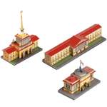 Сборная модель Умная бумага Города в миниатюре Трио Адмиралтейство 563