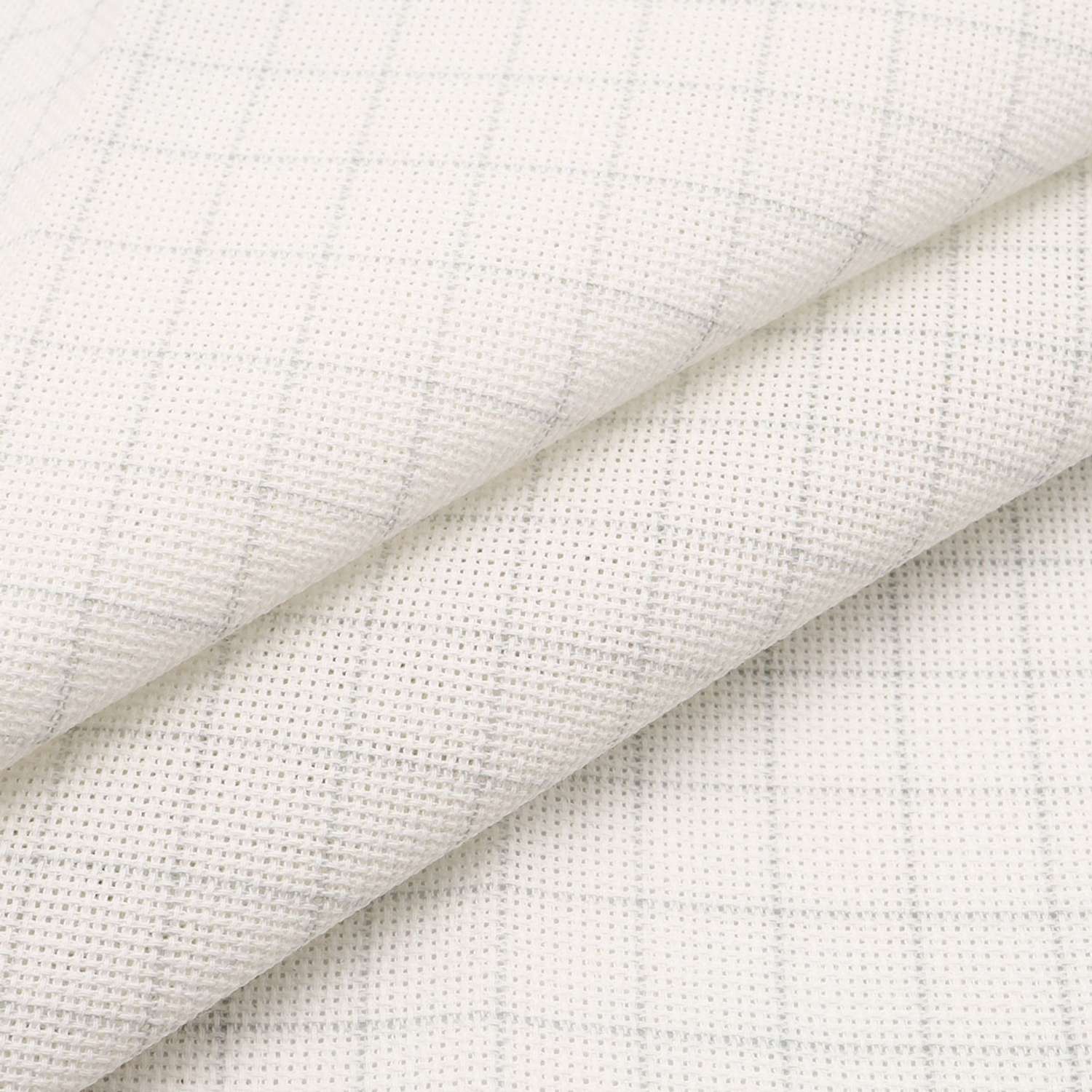 Канва Zweigart для вышивания шитья и рукоделия 20ct 50х55 см белая в клетку - фото 2