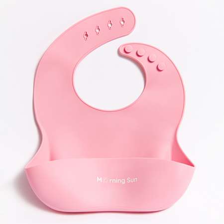 Набор детской посуды Morning Sun Силиконовый 7 предмета розовый