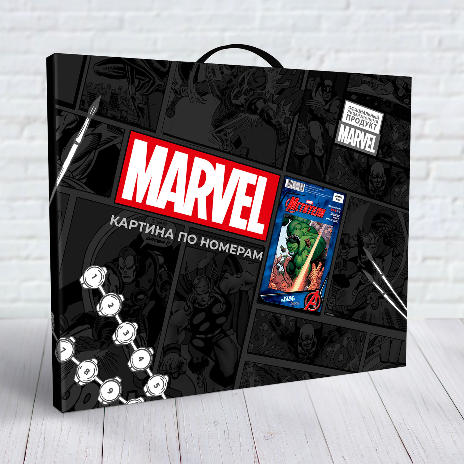 Наборы для рисования MARVEL Картина по номерам Человек паук 40*50 - фото 2